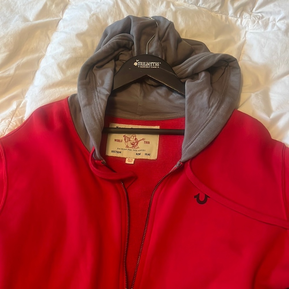 True Religion Zip Up hoodie